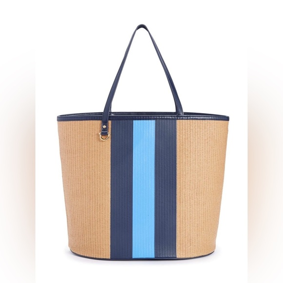 Draper James Stripe Straw Tote celebrity’s favorite - Picture 15 of 16